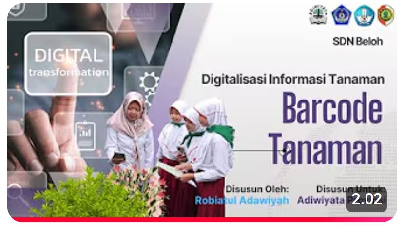 Digitalisasi Informasi Tanaman dengan Barcode